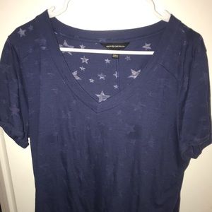 Women’s Rock and Republic burn out stars tee XL